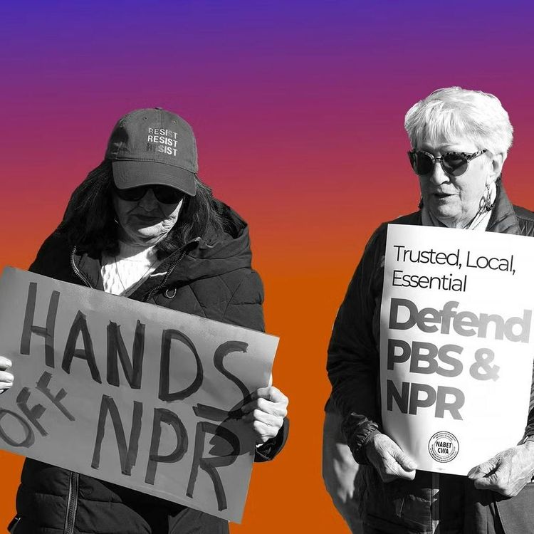 cover art for Is This the End of NPR and PBS?