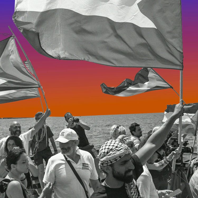 cover art for The Gaza Flotilla That’s Under Attack