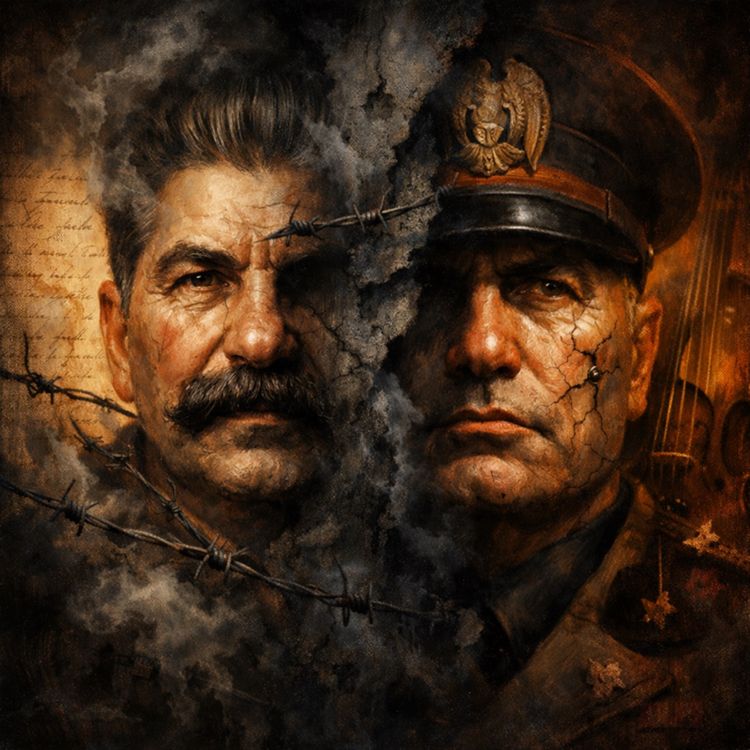cover art for Stalin’s Poetry & Mussolini’s Violin