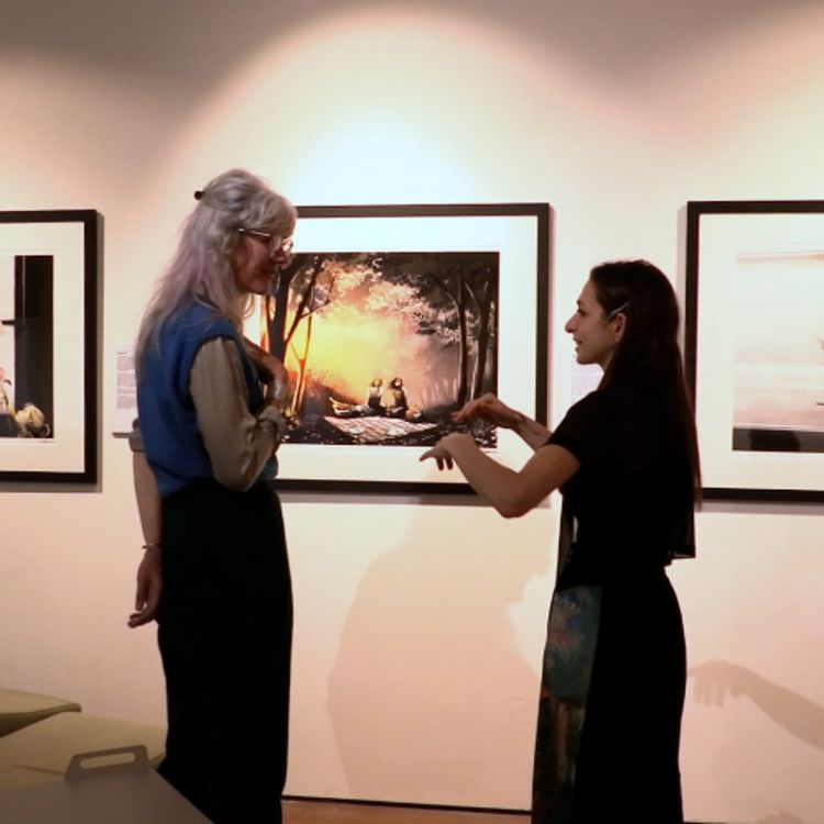 cover art for Art in the aftermath: Ella Baron on assignment in Ukraine