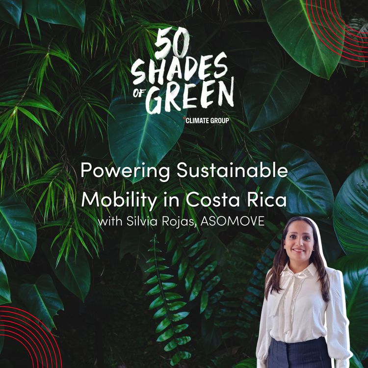 cover art for Powering Sustainable Mobility in Costa Rica - ASOMOVE; Silvia Rojas