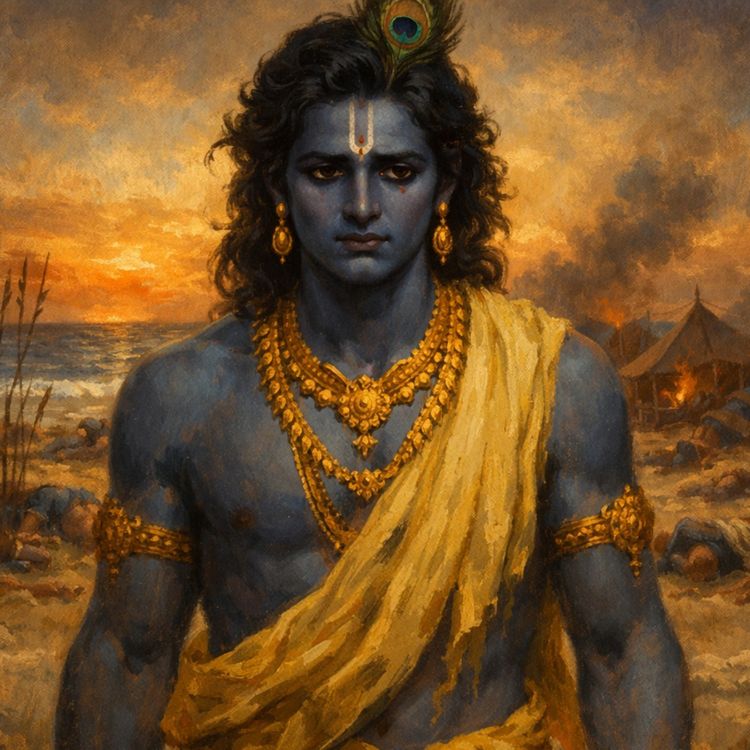 cover art for How Did Krishna Die in the Mahabharata? | The End of an Avatar