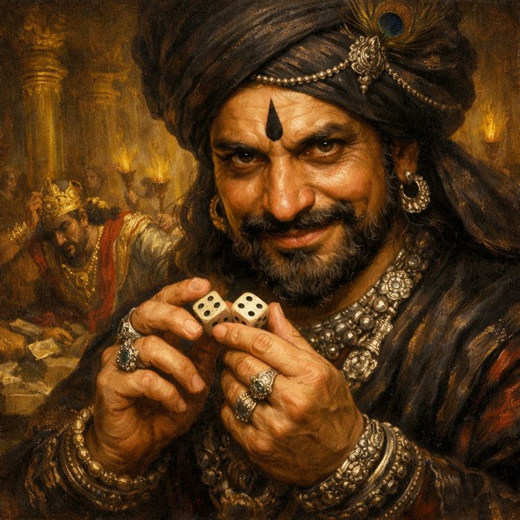 cover art for The Dice Game - When Yudhishthira Gambled Everything | The Bet That Started a War