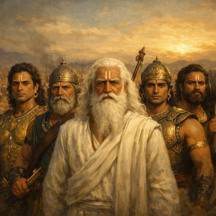 cover art for The Complete Story of Kurukshetra's Greatest Warriors | From Divine Gifts to Impossible Choices