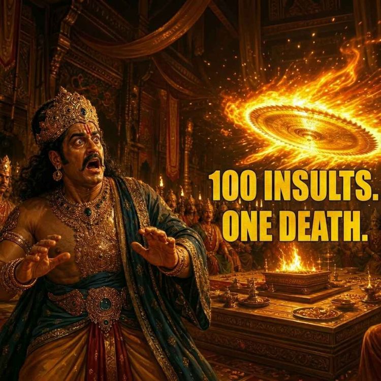 cover art for Why Did Krishna Wait for the 100th Insult? | The Vow He Made to a Mother