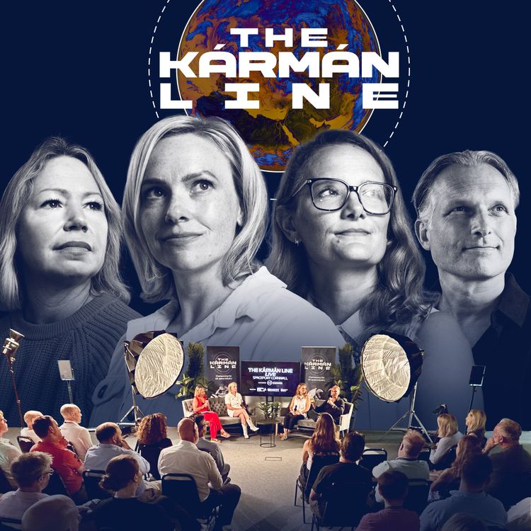cover art for The Karman Line Live in Cornwall: Bottlenecks, redundancy, Musk, Extinction Rebellion and fights over “the same 10 kids”