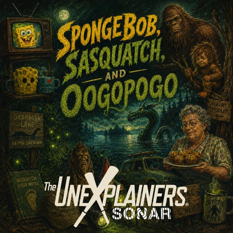 cover art for SpongeBob, Sasquatch, and Ogopogo