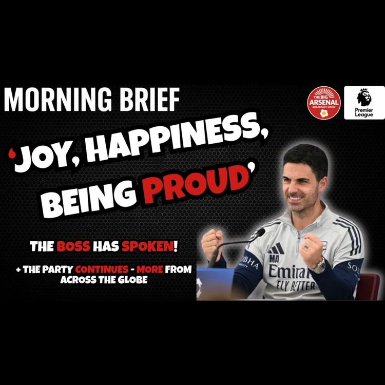cover art for "JOY, HAPPINESS, BEING PROUD" - The boss has spoken! 🏆🔴👔