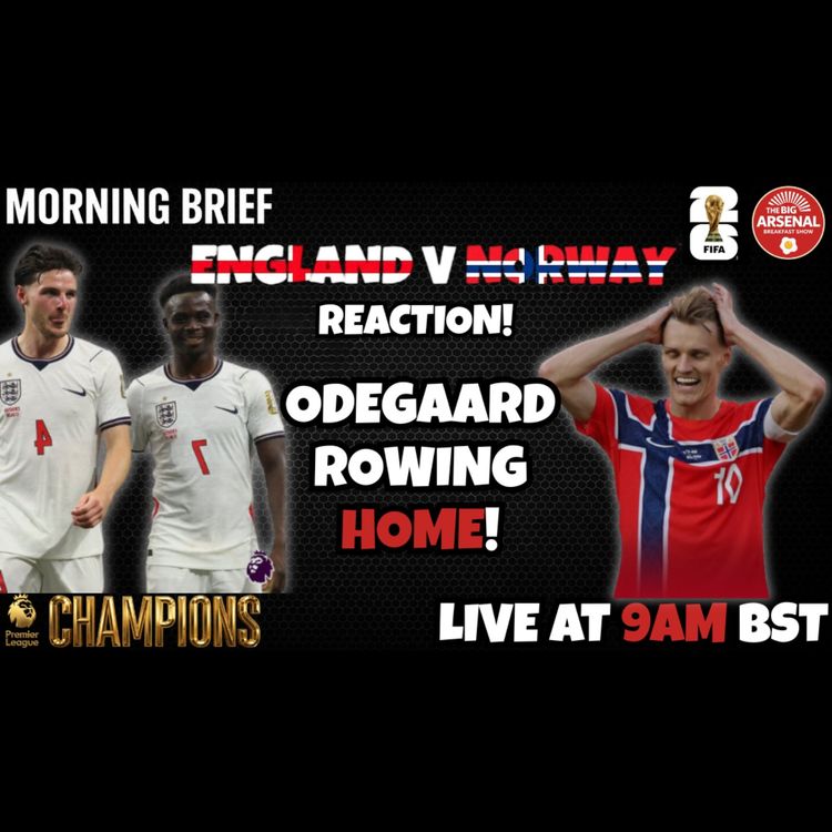 cover art for 🇳🇴 🚣♂️ ODEGAARD ROWING HOME! - Norway v England Reaction! ⚽️ 🏴