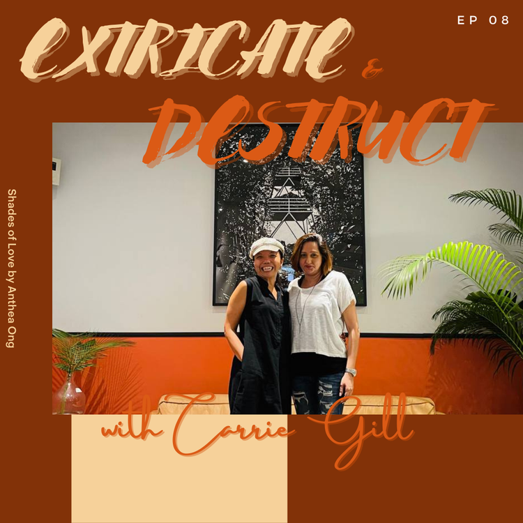 cover art for EXTRICATE and DESTRUCT with Carrie Gill