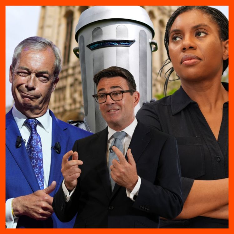 cover art for Who's winning the summer? Burnham, Badenoch and Farage assessed