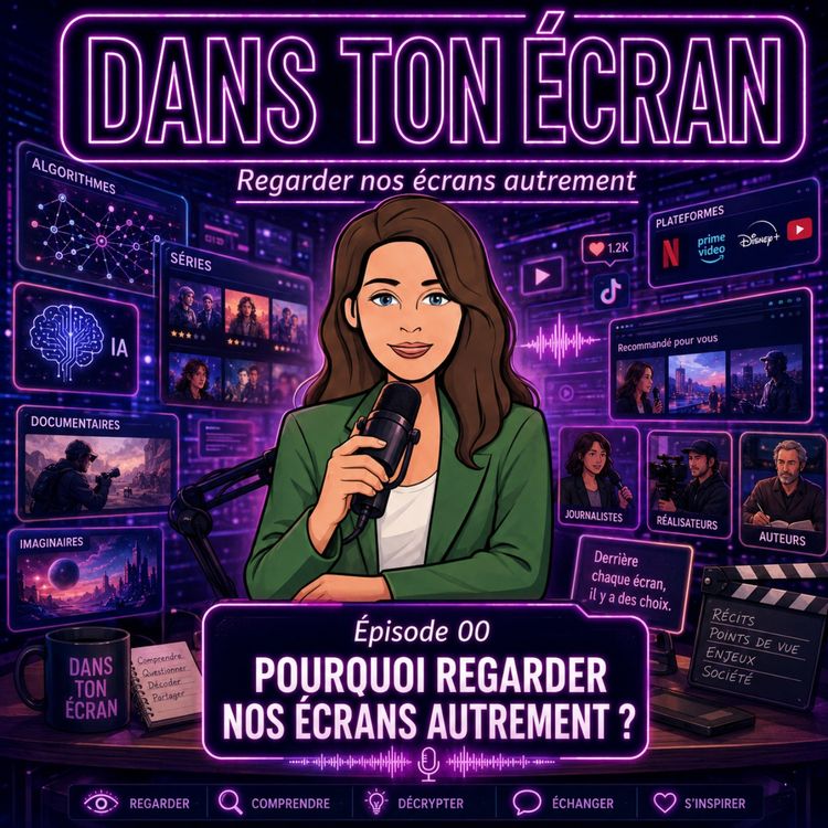 cover art for Épisode 00 : Dans ton écran, le podcast qui décrypte nos usages numériques
