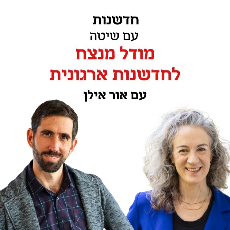 cover art for חדשנות עם שיטה – פרק 7 | מודל מנצח לחדשנות ארגונית שיחה עם רות פלמון ואור אילן