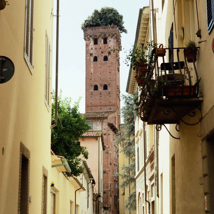 cover art for Lucca Walking Tour Guide. Discover the history and stories behind the sights as we guide you through this charming Tuscan city. 