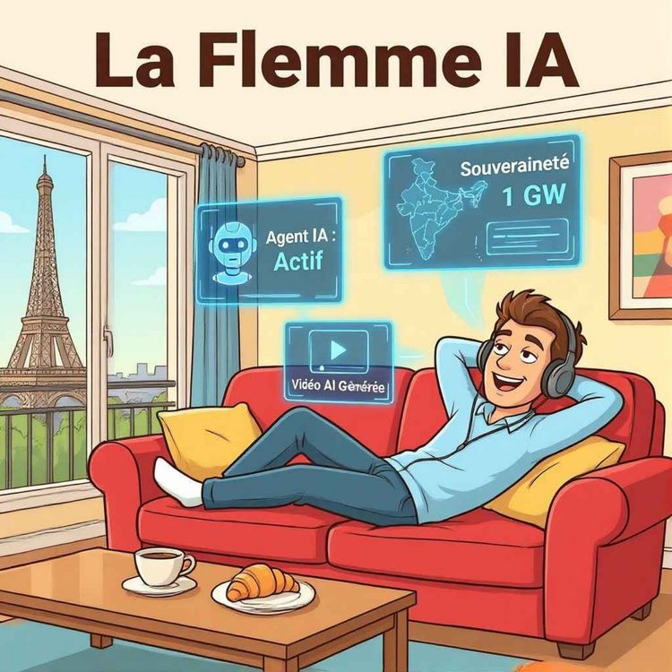 cover art for L'Inde défie la Silicon Valley & L'invasion des Agents IA