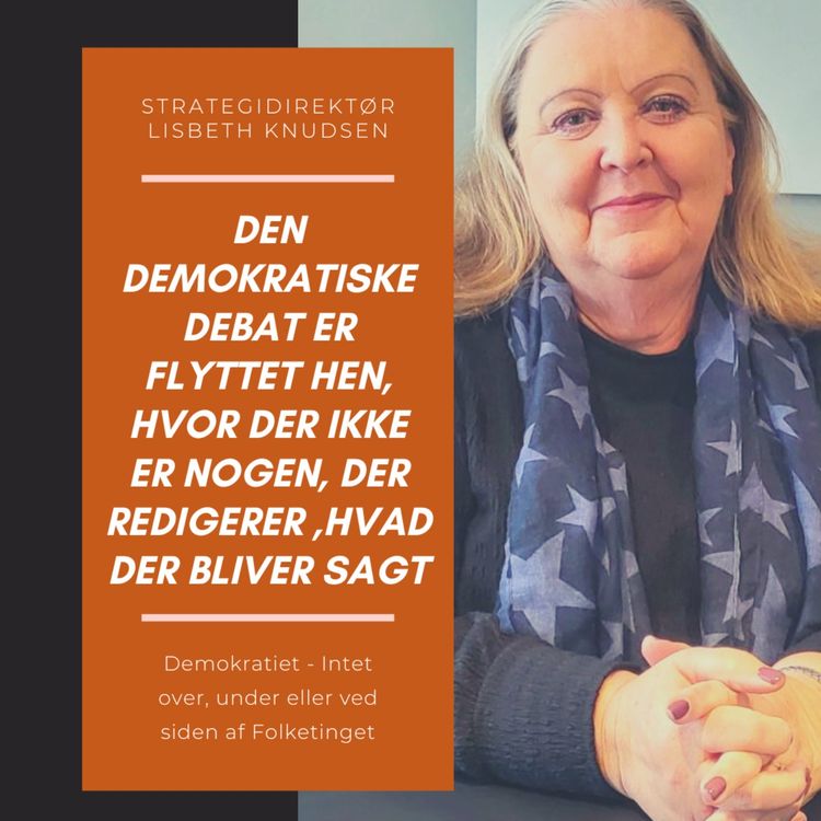 cover art for Lisbeth Knudsen. Om mediernes rolle i demokratiet EP3