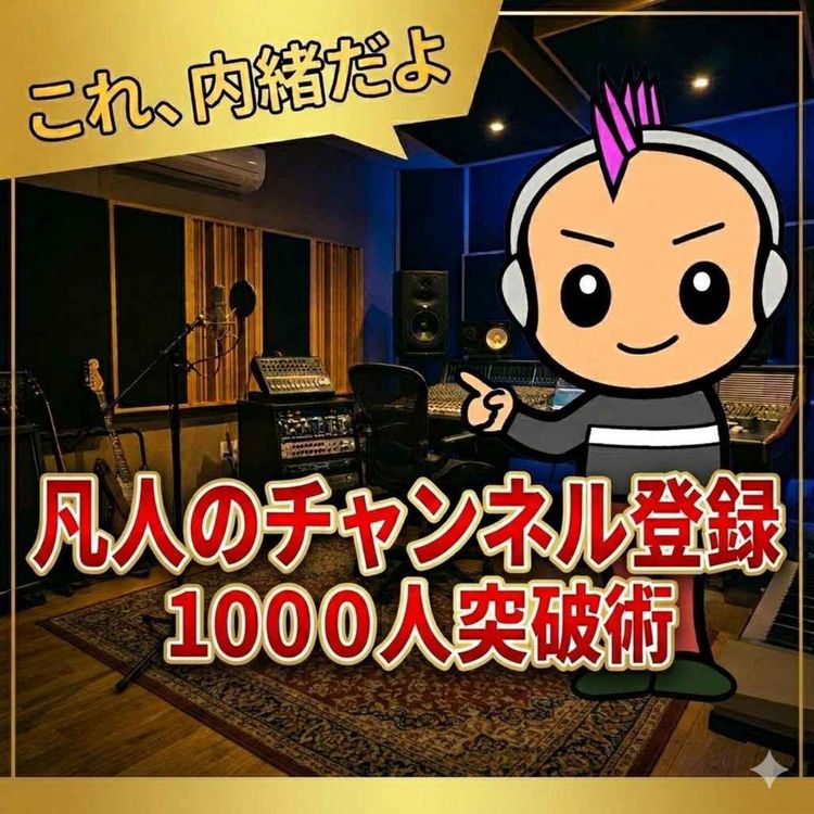 cover art for YouTube登録者1000人の壁を突破!ビデオポッドキャスト継続のリアルな舞台裏