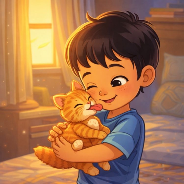 cover art for Kai and the Kitten Who Thought He Could Never Meow