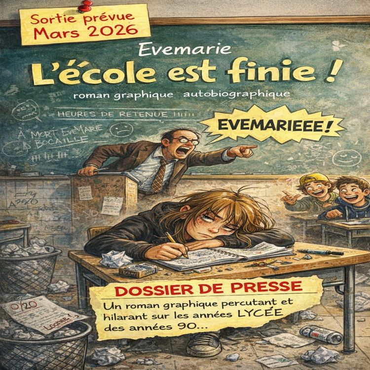 cover art for Evemarie : L’école est finie