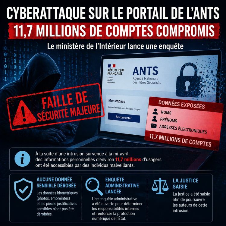 cover art for L'ANTS se fait pirater !