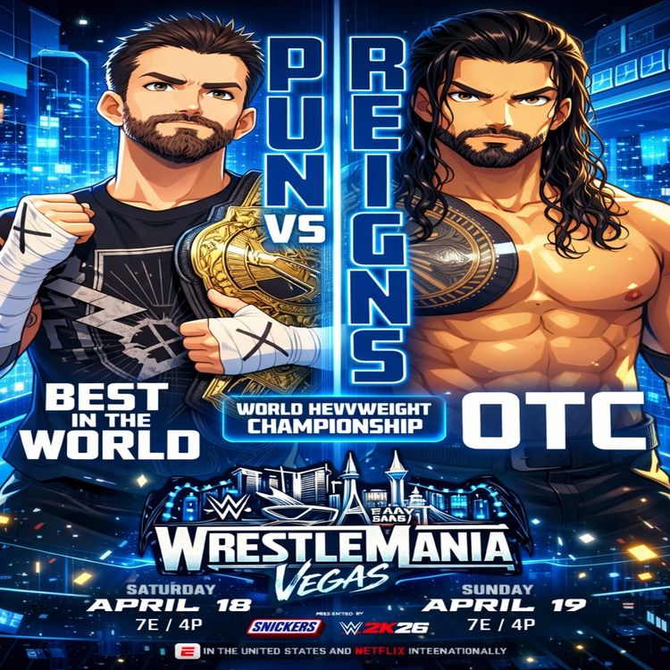 cover art for Roman Reigns vs CM Punk at WrestleMania Might Actually COOK 