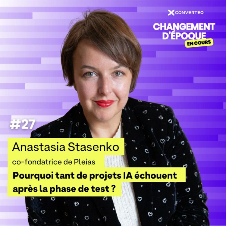 cover art for IA frugale et souveraine : l'alternative aux géants ? avec Anastasia Stasenko (Pleias) - épisode #27