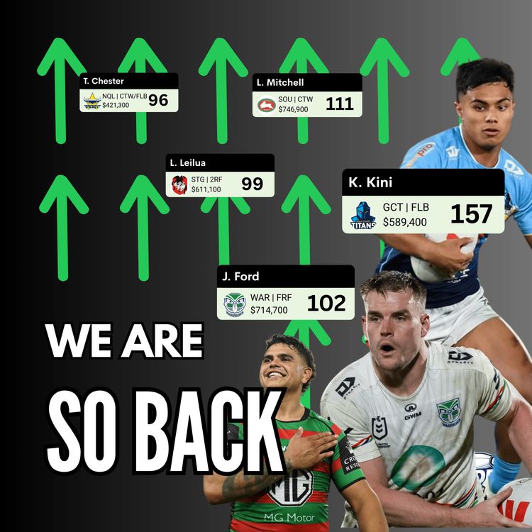 cover art for BOUNCE BACK WEEK! NRL Supercoach Round 6 Review | The Trade Room