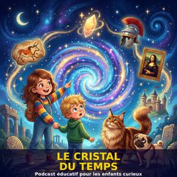 cover art for Le Cristal du Temps - Le podcast éducatif qui fait voyager les enfants à travers l'histoire !
