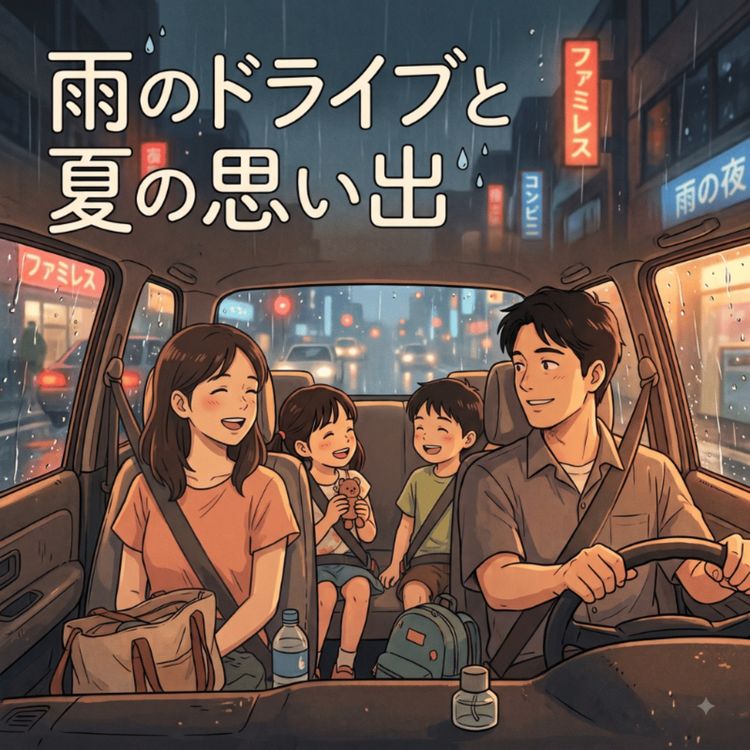 cover art for 台風で海に行けなかった夏、車の中で子どもがくれた一言に救われた話