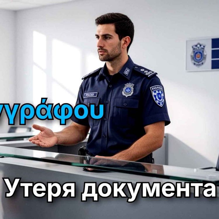 cover art for Утеря документа  | Απώλεια εγγράφου  🇬🇷 Диалог в полиции 