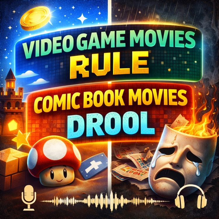 cover art for Video Games Movies Rule! (Comicbook Movies drool!)