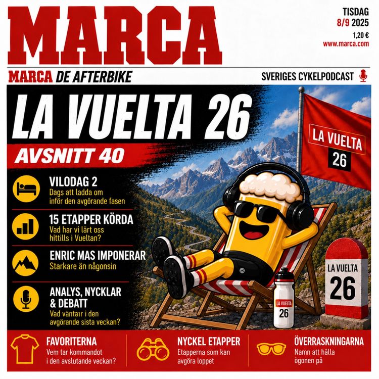 cover art for 40. La Vuelta Espana - Vilodag 2. Gästas av etapp 14 vinnare!