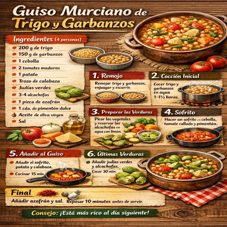 cover art for Guiso murciano de trigo y garbanzos