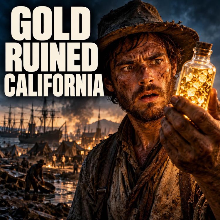 cover art for 300,000 People Rushed to California for Gold. Most Never Got Rich.