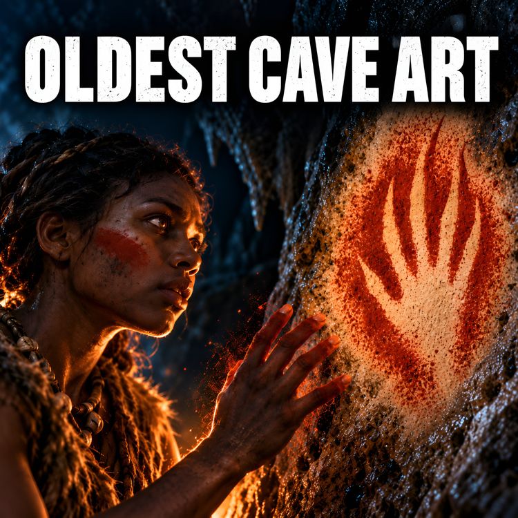 cover art for Humans Looked Like Us 300,000 Years Ago. For 200,000 Years, They Left Almost No Art.