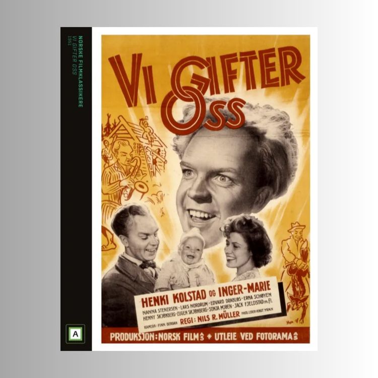 cover art for Norske filmklassikere: Vi gifter oss (1951)