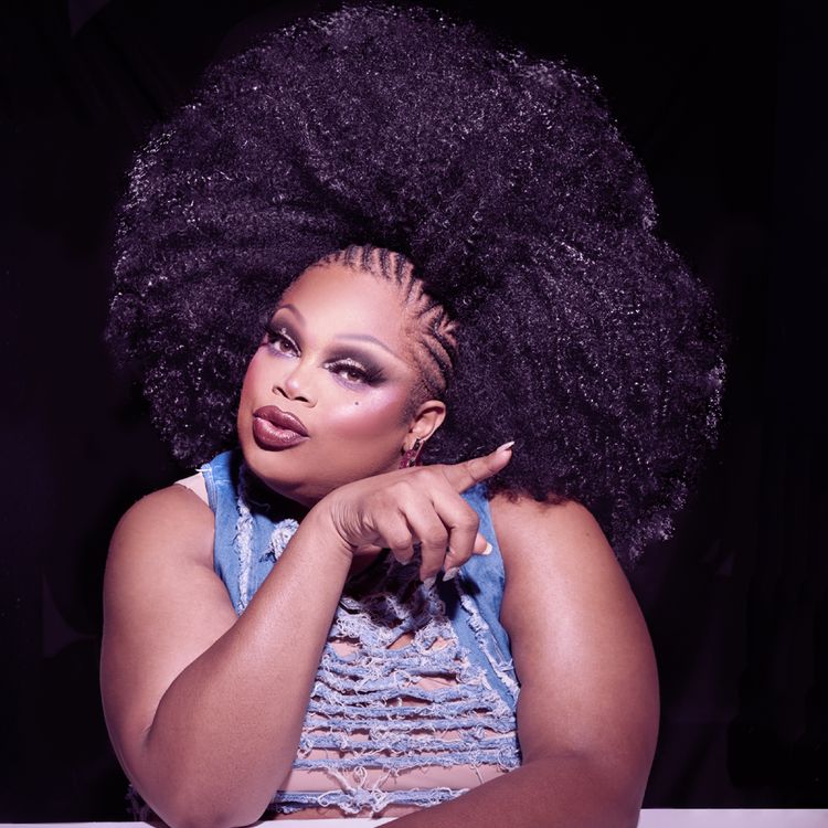 cover art for Drag Race Legend Silky Nutmeg Ganache Speaks on Sex and Dating, Gender, Politics and Her Weight Loss Journey. 