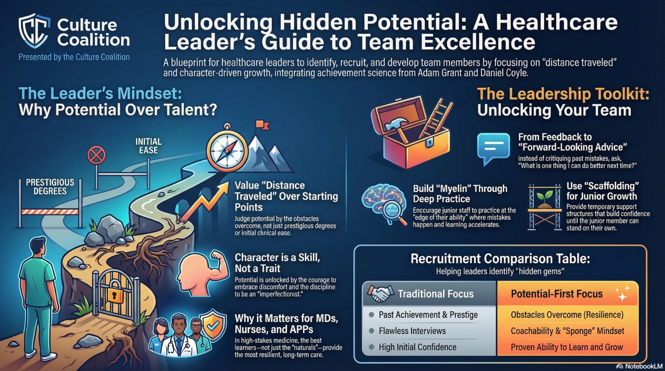 cover art for Unlocking Human Potential in HealthCare Leaders