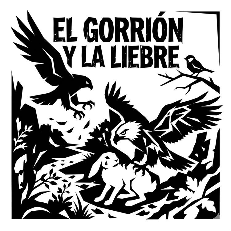 cover art for El gorrión y la liebre ✍  Fábula de Fredo