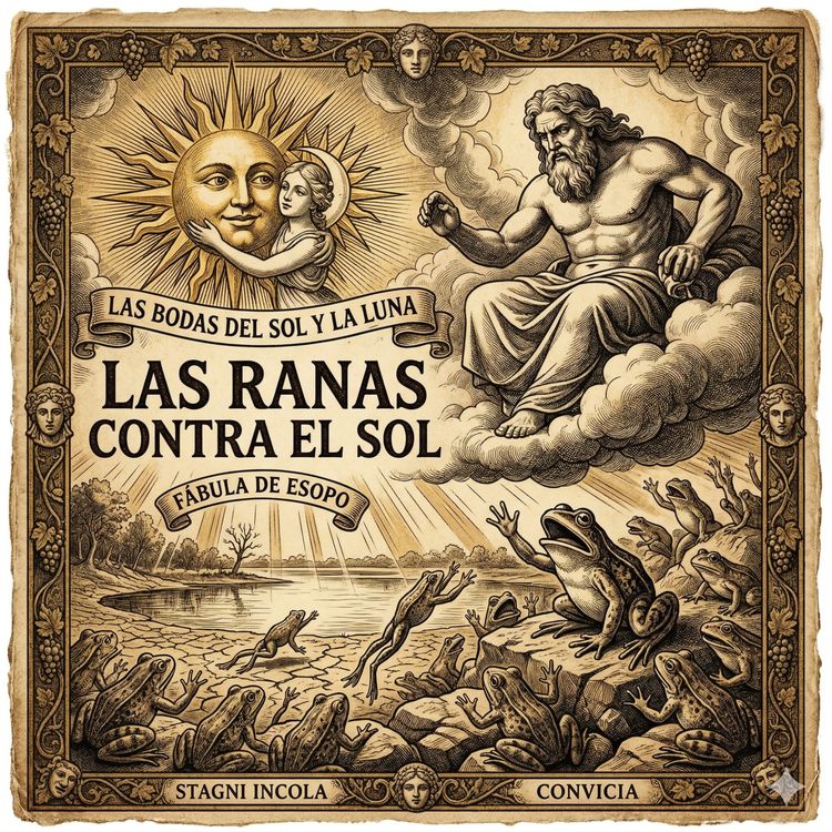 cover art for Las ranas contra el sol ✍ Fábuda de Fedro