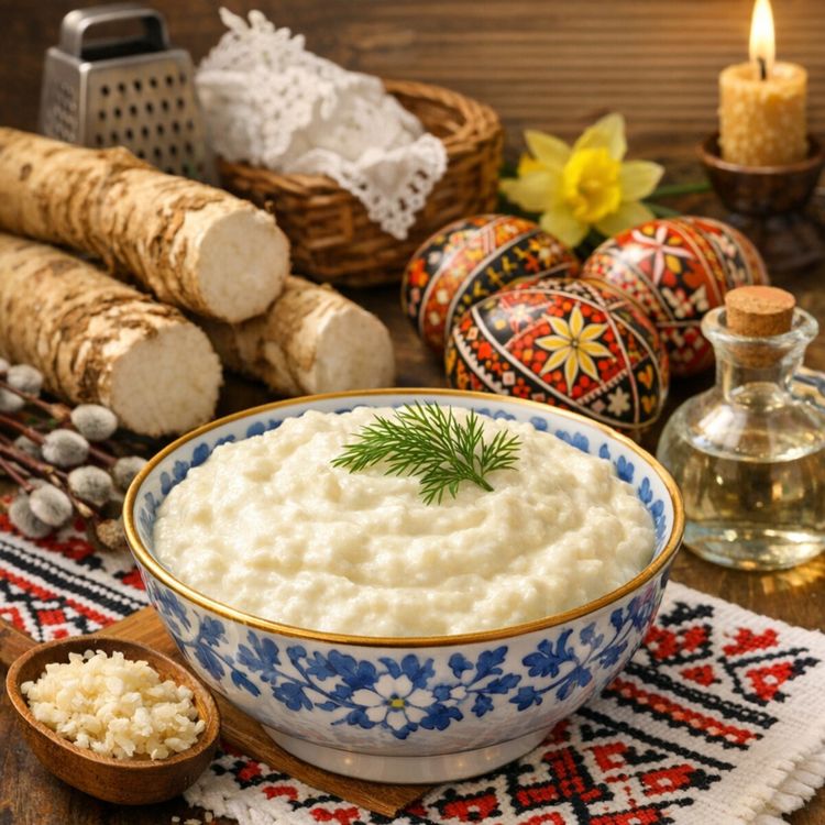 cover art for Horseradish at Easter: The Fiery Ukrainian Tradition with Ancient Roots