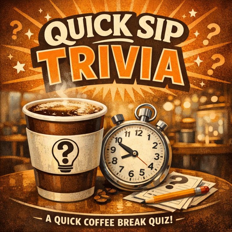 cover art for Welcome to Quick Sip Trivia - A quick Quiz before you finish your brew!