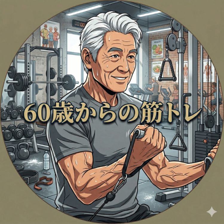 cover art for 【第2回、60代筋肉つける】60代からのジム通いは「賢く」始める。体と人生を変える、驚きのマシン活用術