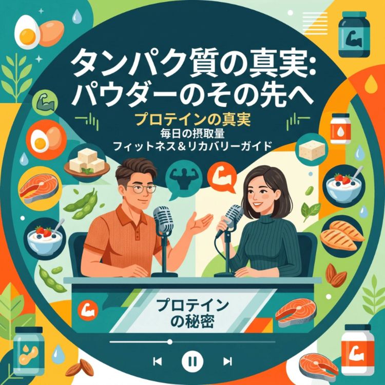 cover art for プロテインを飲む前に聴いて!筋肉を育てる「タンパク質」の意外な真実💪