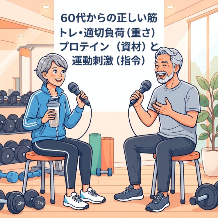 cover art for 毎日ジムに通っているのに、筋肉が増えない？60代からの筋トレ、見直したい"強さ"のはなし