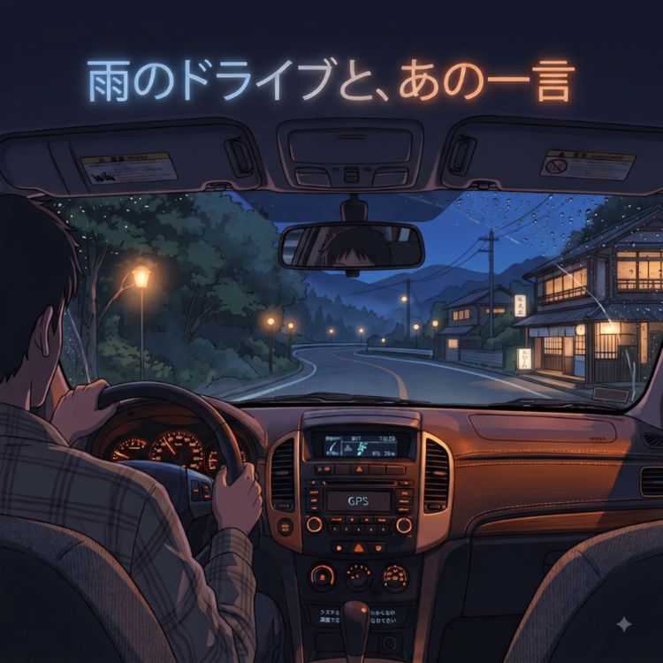 cover art for 雨のドライブと、あの一言
