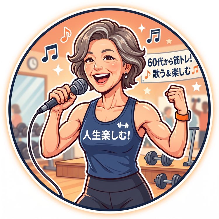 cover art for 🎤【第3回、60代から筋肉つける歌】ストレッチから始めよう〜60代の小さな一歩〜