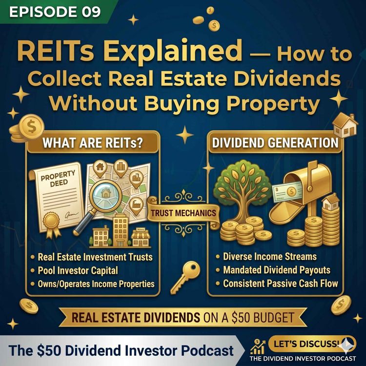cover art for REITs Explained — How to Collect Real Estate Dividends Without Buying Property