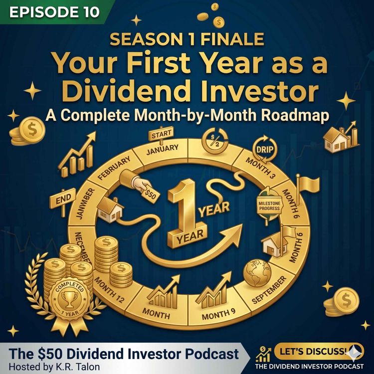 cover art for Your First Year as a Dividend Investor — A Complete Month-by-Month Roadmap