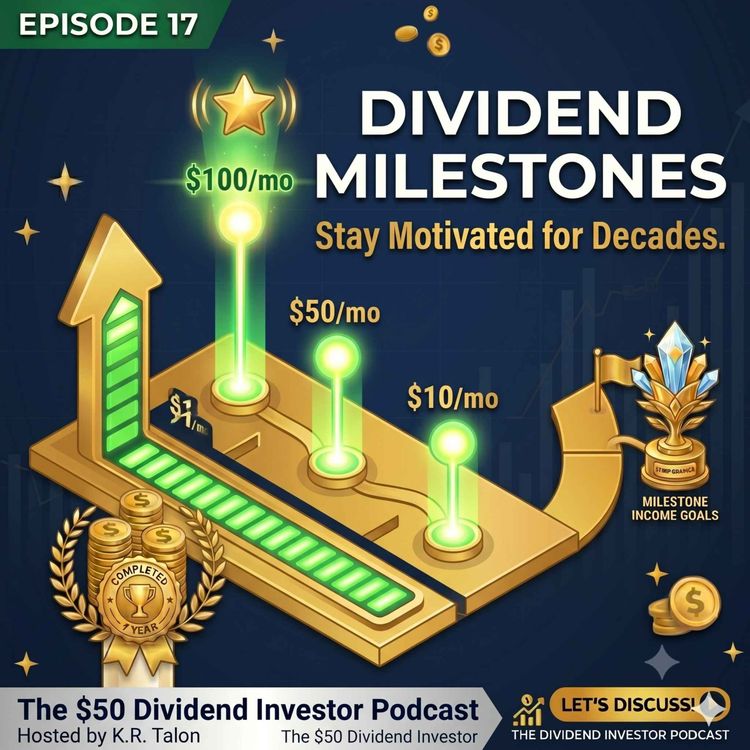 cover art for Dividend Income Milestones — How to Set Goals That Keep You Motivated for Decades